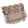 thumbnail image 4 of Lightweight Feminine teardrop fringe Vintage Lace Scarf Mesh Crochet Tassel Scarfs for Women, 4 of 4