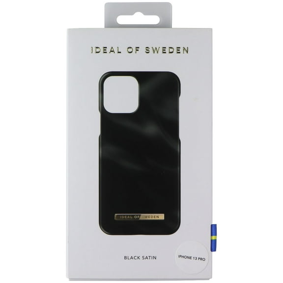 iDeal of Sweden Fashion Case for Apple iPhone 13 Pro - Black Satin