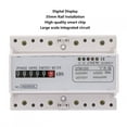 thumbnail image 4 of Power Meter Digital Energy DTM125S 35mm Standard Din Track Installation 3 Phase Meters Electric Consumption Measuring Instruments 10 Width Modulus 12.5 M Direct Connection S U Type, 4 of 7