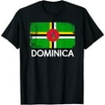 thumbnail image 2 of Dominican Flag T-Shirt | Vintage Made In Dominica Gift, 2 of 3