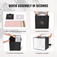 thumbnail image 6 of VEVOR Photo Studio Light Box, 12" x 12", 3000-5600K Adjustable 3 Color Temperatures Professional Shooting Tent Kit with 120 LED 6 Double-Sided Color Backdrops, High CRI ≥ 95 for Small Products, 6 of 9