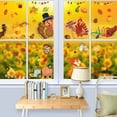 thumbnail image 3 of Sofullue 9 Sheet Fall Gnome Window Clings Autumn Turkey Pumpkin Glass Wall Sticker Thanksgiving Festival Party Home Decorations, 3 of 9