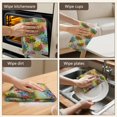 thumbnail image 5 of 2 Pcs Pioneer Flower Floral Print Pattern Kitchen Towels, Funny Microfiber Dish Towel Set, 18" X 26" Tea Towels, 5 of 6