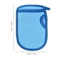 thumbnail image 2 of Arestory Bathing Shower Mittens Body Wash Massage Spa Mitt Towel for Adults Children Body Back Rubbing Exfoliating Washing Cleaning Blue, 2 of 6