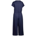 thumbnail image 2 of Trespass Womens Cropped Wide Leg Jumpsuit Button Front 2 Side Pockets Brittany, 2 of 2