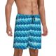 thumbnail image 2 of Balery Pearlescent Scales Pantalones cortos de pijama de punto de algodón para hombre con cinturilla y bolsillos-4X-Large, 2 of 6