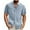 Sky Blue, variant on Miqool Men's Short Sleeve Dress Shirts Summer Casual Button Down Shirts Solid Formal Shirt Vacation Beach Summer Tops with Pocket