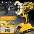 thumbnail image 5 of DGB Cordless Electric Drill Driver Kit, Lithium-Ion Battery Powered, 2-Speed for Home Improvement and Repairs, Compact and Portable, 5 of 5