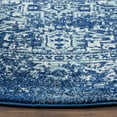 thumbnail image 4 of SAFAVIEH Round Rug 3' - Evoke Collection - Traditional Design, Navy & Ivory, Non-Shedding & Easy Cleaning, Ideal for Living Room, Bedroom, Dining Space, 4 of 11