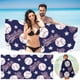 thumbnail image 1 of Xihbxyly Toalla de Playa de Microfibra, Ligera y Compacta, Resistente a La Arena y de Secado Rápido, Multiusos para Viajes, Piscina, Camping y Picnic, Tamaño 76 X 152 Cm., 1 of 7