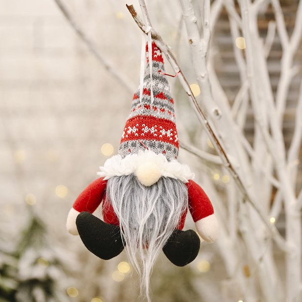 1Pcs Lovely Doll Santa Claus Snowman Christmas Tree Pendants Hanging Ornaments Xmas Decor Home Party Decoration New Year 2021