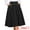 Black, variant on DARING DIVA Women's High Waist A Line Midi Casual Work Skirts with Pockets L Brown