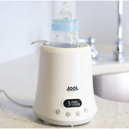 Baby Bottle Warmer - Quick Heating & Keep Warm Mode, Digital Display, Time Chart on Warmer, Heats Milk, Breast Milk, Formula, Juice - Jool