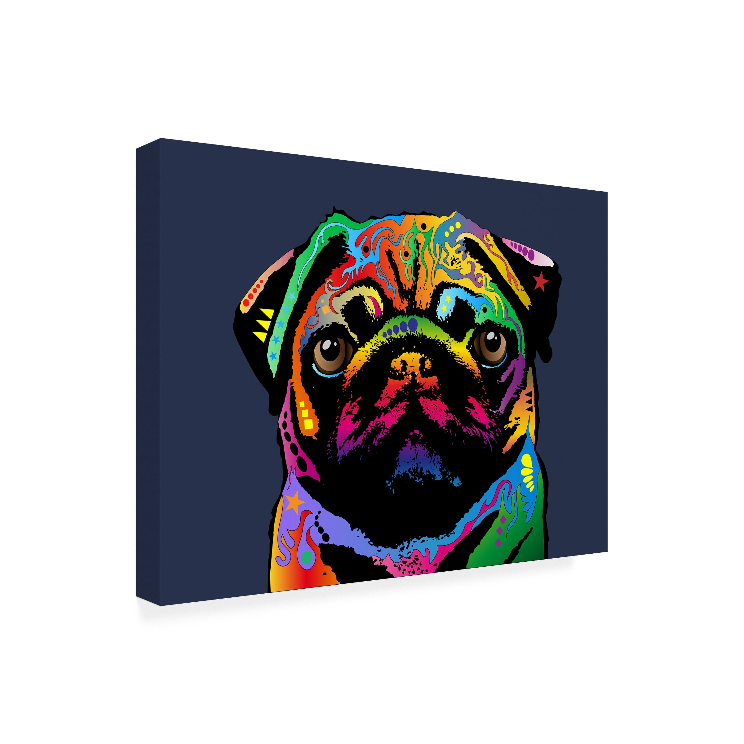 Michael Tompsett 'Pug Dog' Outdoor All-Weather Wall Decor