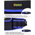 thumbnail image 3 of Bolsa de herramientas impermeable de tela Oxford para electricistas (azul) Tmvgtek Piezas de repuesto para herramientas, 3 of 9