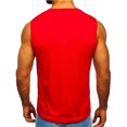 thumbnail image 3 of Txlixc Ropa deportiva de verano para hombres, chaleco o - neck sin mangas, blanco / rojo / negro Txlixc moda, 3 of 5