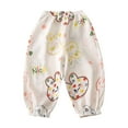 thumbnail image 2 of Antinious Kids Casual Sweatpants,Toddler Outer Pants,Summer Children Repellent Pants With Print Elastic Waistband Pants Loose And Casual Versatile Pants,80,, 2 of 3