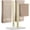 Gold, variant on Standing Towel Racks for Bathroom 2-Tier, Floor Towel Rack Stand with Heavy Marble Base, Upgrade Steady Freestanding Design,