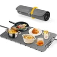 thumbnail image 2 of Food Warming Mat, Full Surface Heating Silicone Electric Warming Tray with 3 Level Temperature Settings, Auto Shut-Off, Foldable Roll Up Food Warmer for Parties Buffets, Gatherings, 2 of 4
