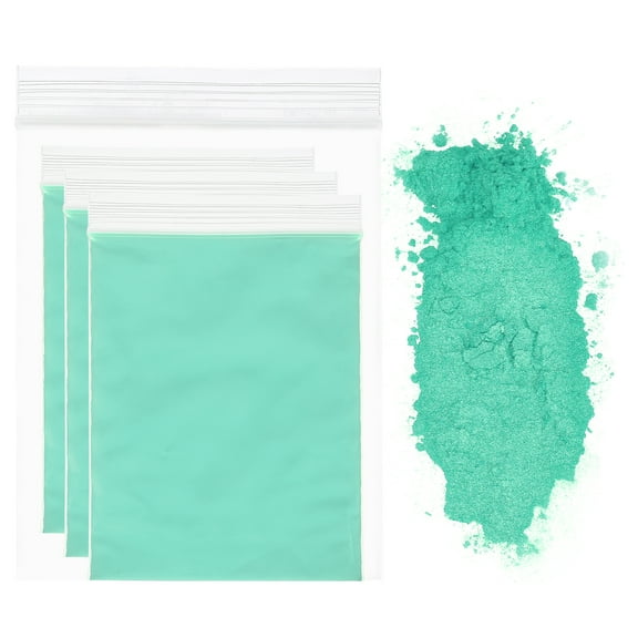 15g/0.53oz Mica Powder, Natural Resin Epoxy 400 Mesh Pearlescent Color Pigment Powders for Casting Resin, Car Paint, Candle Making, DIY Nail Art and Crafts, Mint Green