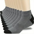 thumbnail image 3 of 1pairs Men's Fashion Cotton Breathable Comfortable Ankle Socks, Men's Summer Socks, 3 of 10