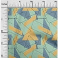 thumbnail image 1 of oneOone Cotton Poplin Fabric Rectangle & Triangle Geometric Print Sewing Fabric BTY 42 Inch Wide, 1 of 4