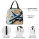 thumbnail image 4 of Balery Airplane World Map Adventure Bolsa de Almuerzo Aislada – Caja de Almuerzo con Papel de Aluminio Grueso, Mantiene la Comida Fresca por 4 Horas, 4 of 8