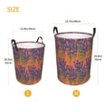 thumbnail image 4 of Uemuo Lavender Flowers Pattern Circular Laundry Hamper Basket with handles,Collapsible laundry basket,Large capacity laundry hamper,Laundry Organizer-Medium, 4 of 8