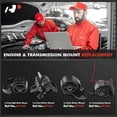 thumbnail image 2 of A-Premium Engine Motor and Transmission Mount Kit Compatible with Kia Spectra 2007-2009 2.0L, Spectra5 2007-2008 2.0L, Automatic Transmission, 4-PC Set, Replace# 219102F150, 2 of 9