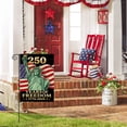 thumbnail image 3 of Sm:)e The Statue of Liberty 250th Anniversary American Patriotic July 4th Garden Flag 12x18 Inch, Double Sided, 3 of 8