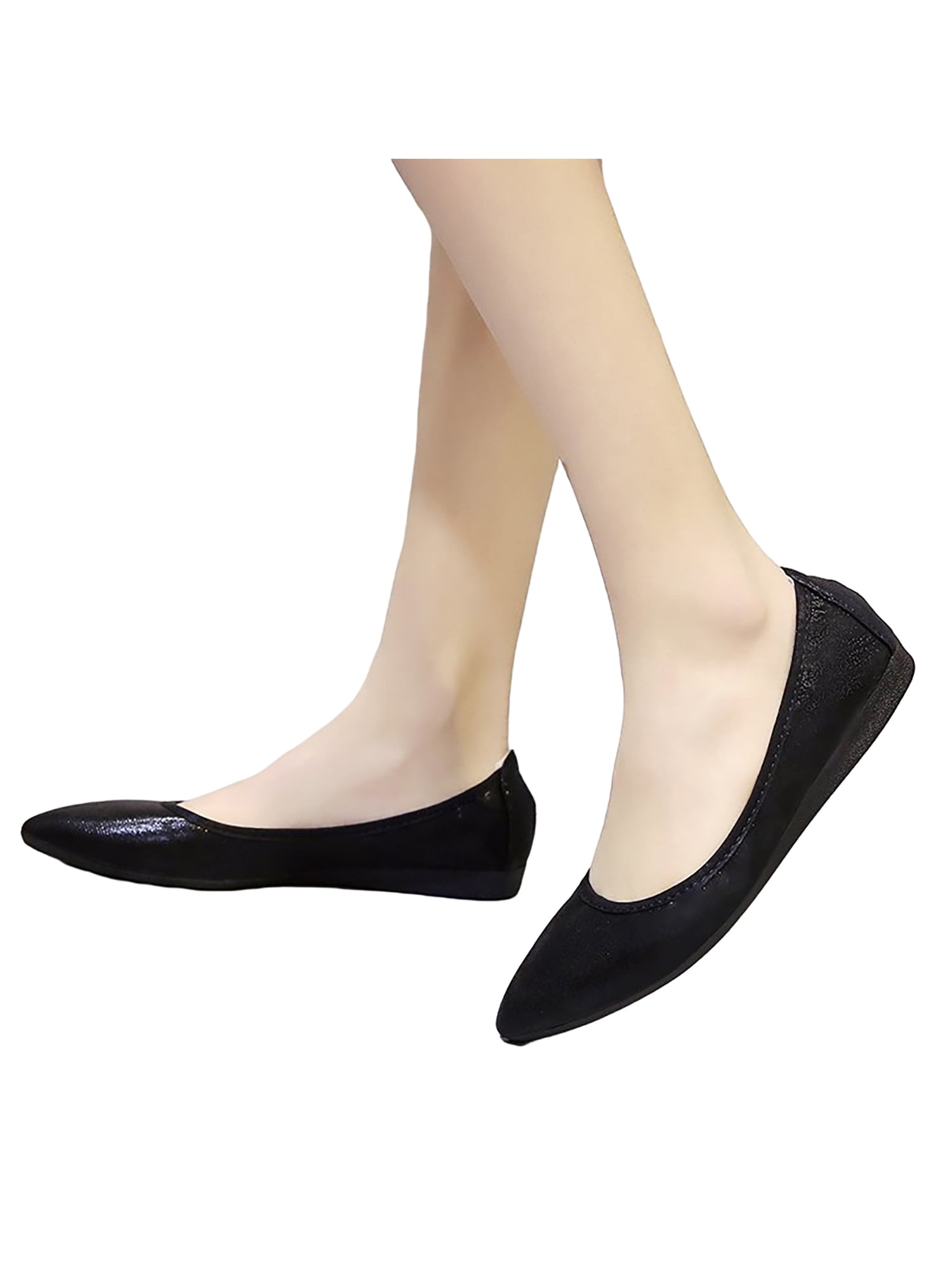 Women's Ballerina Ballet Flats Shoes Slip On Boat Loafers Pump Dolly Shoes Plain 
