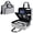 Grey, variant on Carrying Case Compatible with PS5/PS5 Pro/PS4,17 Pockets Travel Storage Bag with Thick Padding Compatible with PS5 Digital Edition,Controller,Game Discs,Charger & Accessories,Grey