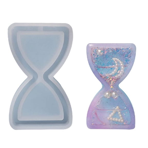 ZPAQI Quicksand Resin Shaker Silicone Molds DIY Pendant Keychain Decorations Mould