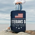 thumbnail image 7 of Logiee Happy Veterans Day Print Travel Luggage Cover,Suitcase Protector, Washable Elastic Suitcase Baggage Cover,Closure for Wheeled Suitcase Fit 18-32 Inch Luggage-Small, 7 of 7