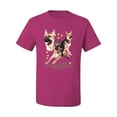 thumbnail image 2 of If It's Not a German Shepherd It's Just a Dog Gift | Mens Dog Lover Graphic T-Shirt, Fuschia, 3XL, 2 of 3