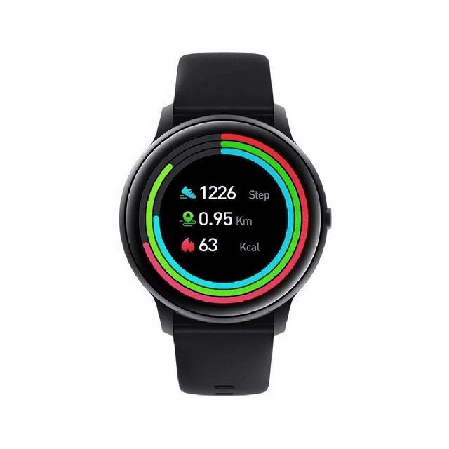 Reloj Inteligente de Silicona Color Negro