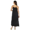 thumbnail image 3 of White Mark Women's Scoop Neck Tiered Maxi Dress, 3 of 7