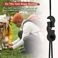 thumbnail image 2 of Uxcell Rope Tensioner Aluminum Alloy [30PCS] - Guyline Cord Adjusters - [Black] Tent Rope Adjuster, 2 of 7