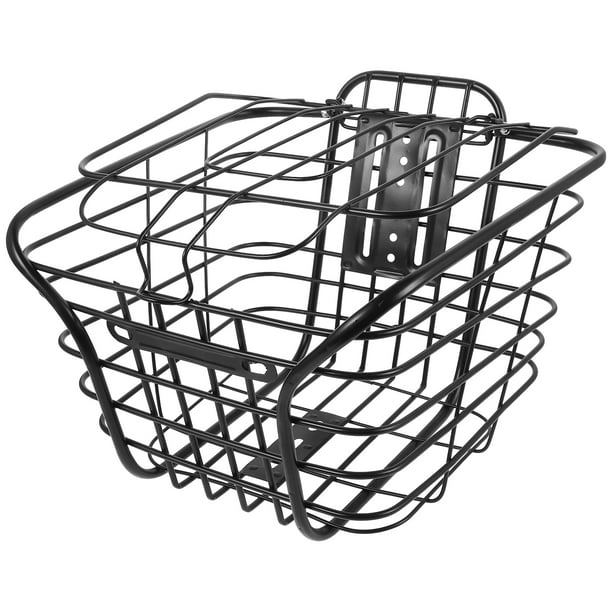 Cesta plegable para cuadro de bicicleta, cesta para triciclo de bicicleta de equilibrio, transportador de mascotas, estante de carga para bicicleta para acampar, cesta delantera para manillar de bici