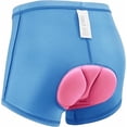 thumbnail image 1 of Qualidyne Ropa Interior de Bicicleta Acolchada 4D para Mujer, Shorts con Forro Transpirable para Ciclismo de Carretera y Montaña, 1 of 7