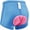 Light Blue, variant on Qualidyne Women's 4D Padded Bike Underwear, Breathable Cycling Liner Shorts for Road & Mountain Biking