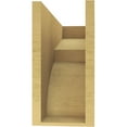 thumbnail image 4 of 7"W x 21"D x 14"H Classic Monterey Rough Cedar Woodgrain TimberThane Corbel, Primed Tan, 4 of 6