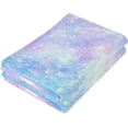 thumbnail image 3 of Dreamtimes Galaxy Soft Hand Towels 2-Piece Absorbent Bath Towel Decorative Fingertip Towels for Bathroom Gym Spa Hotel Beach Swimming Pool,14.4" x 28.3", 3 of 7