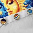 thumbnail image 4 of Castle Fairy Moon Sun Black Out Curtains for Teens Girls,Starry Sky Curtains Pack of 2 (42x63 Each),Bohemian Theme Bedroom Curtains,Lightweight Room Decor, 4 of 6