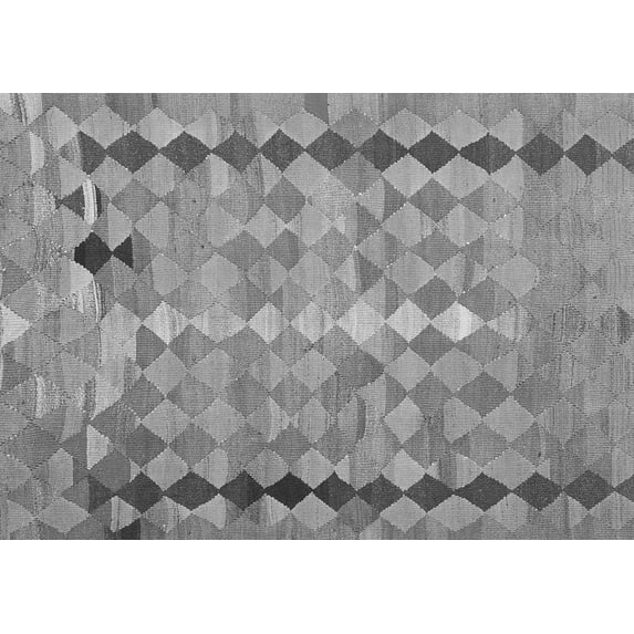 Ahgly Company Indoor Rectangle Oriental Gray Traditional Area Rugs, 8' x 12'