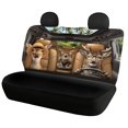 thumbnail image 5 of POLERO Deer Driving Print, Stretch Rear Seat Covers Set of 2 Durable Full Wrap Auto Seat Covers for Car Interior Auto Interior, 5 of 7