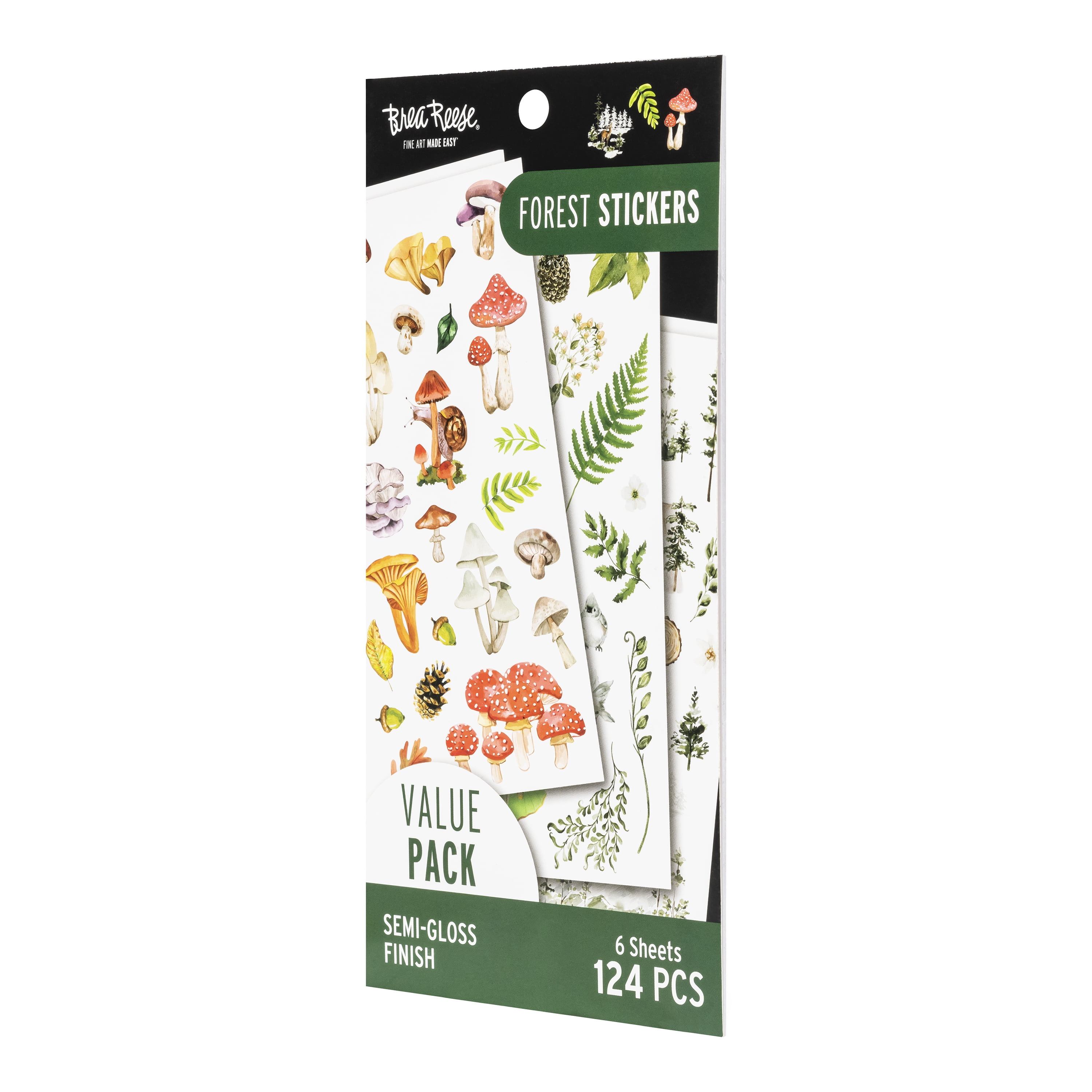 (2 pack) Brea Reese® Sticker Pack - Woodland Forest