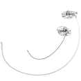 thumbnail image 6 of 2 Set Silver Tone Universal Car Hood Pin Kit Hood Pin Lock Latch Catch Set Aluminum Alloy, 6 of 6