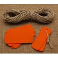 thumbnail image 1 of 100 Pcs Rectangular Shape Blank Tags Bonbonniere Wedding Favor Hang Tag with Free Natural Jute Twine - Colours Available, 1 of 7