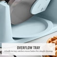 thumbnail image 5 of Martha Stewart Rotating Waffle Maker, 180° Flip, Ceramic Nonstick, Sky Blue, 5 of 5